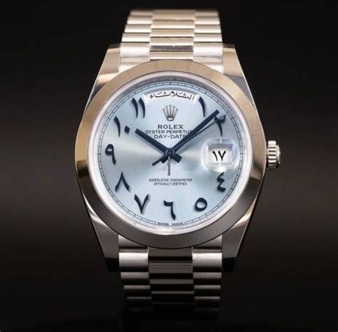 rolex day-date 40 arabic numerals edition 228206 replika